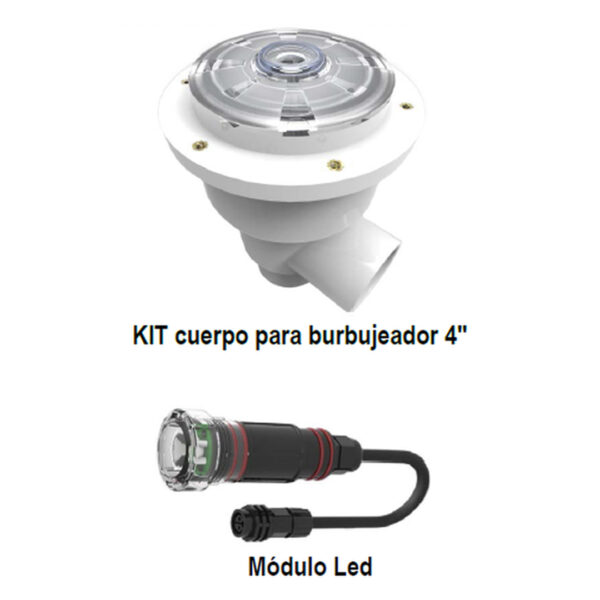 Burbujeadores Multicolor Led 4